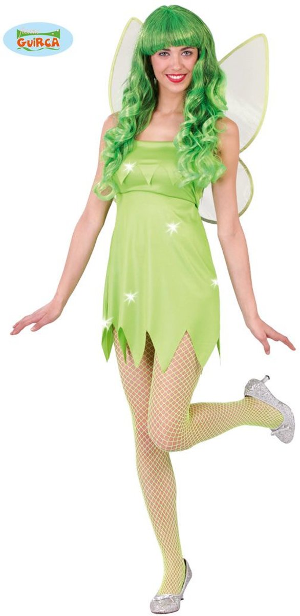 Elfen Feeen & Fantasy Kostuum | Elise De Elf Van Het Groene Bos | Vrouw | Maat 36-38 | Carnaval kostuum | Verkleedkleding